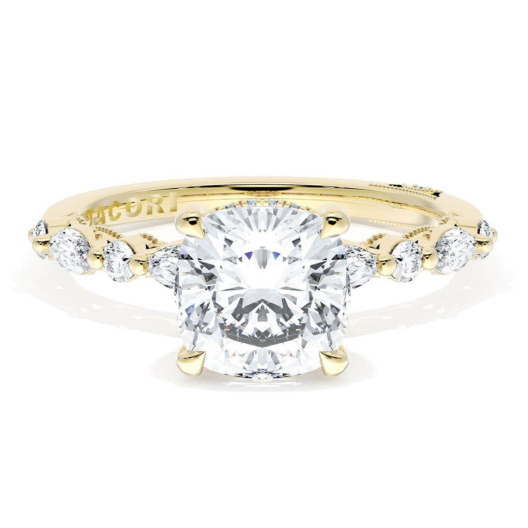 Cushion Solitaire Engagement Ring