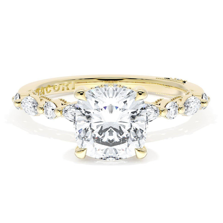 Cushion Solitaire Engagement Ring