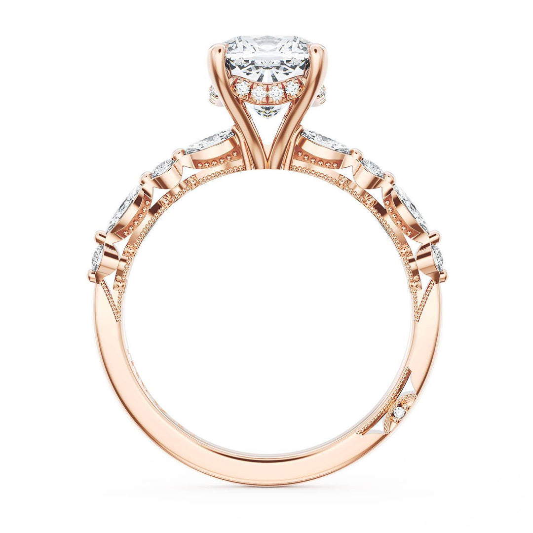 Cushion Solitaire Engagement Ring