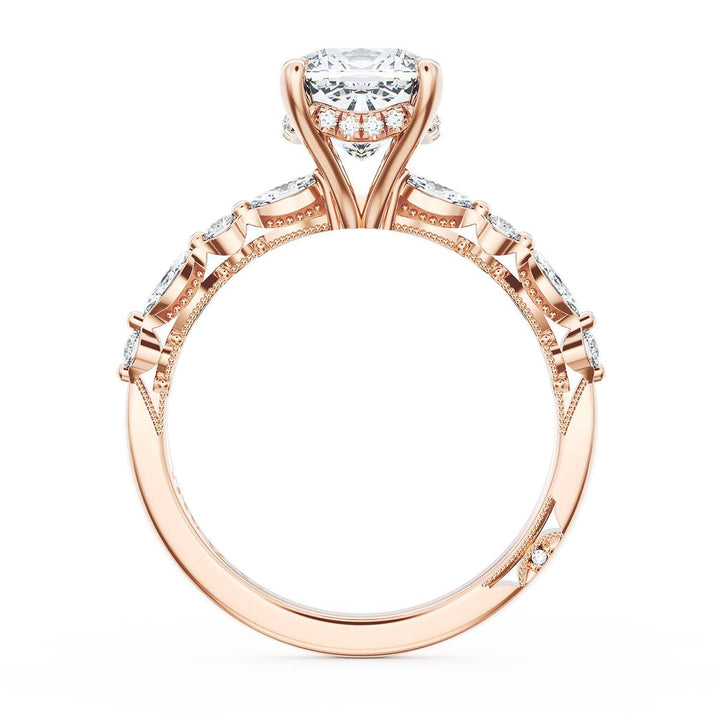 Cushion Solitaire Engagement Ring