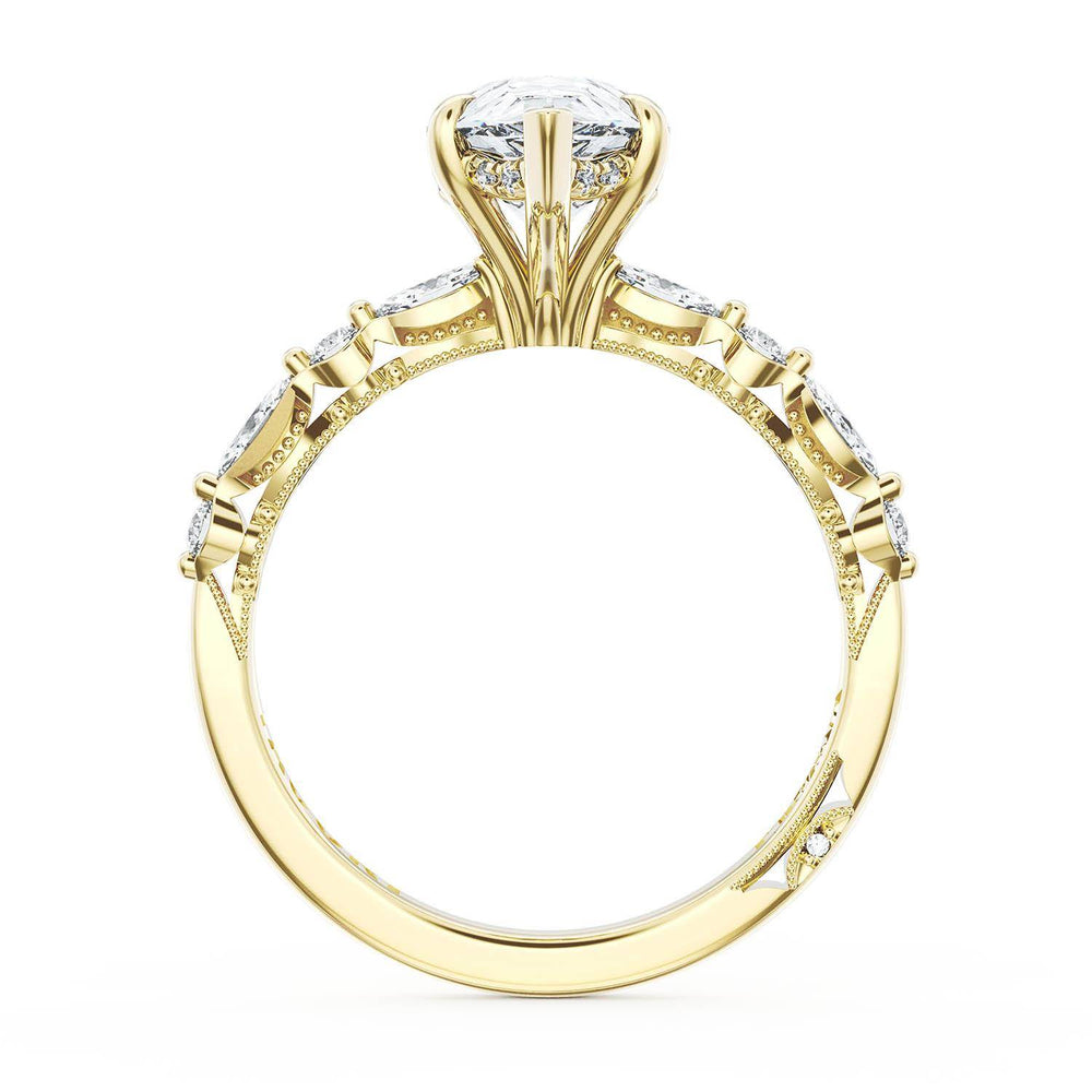 Pear Solitaire Engagement Ring