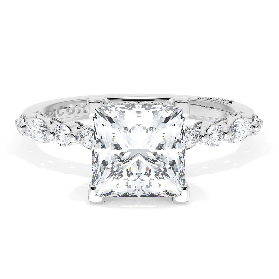 Princess Solitaire Engagement Ring