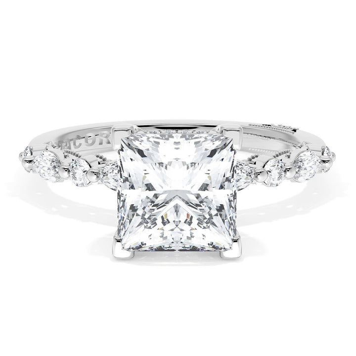 Princess Solitaire Engagement Ring