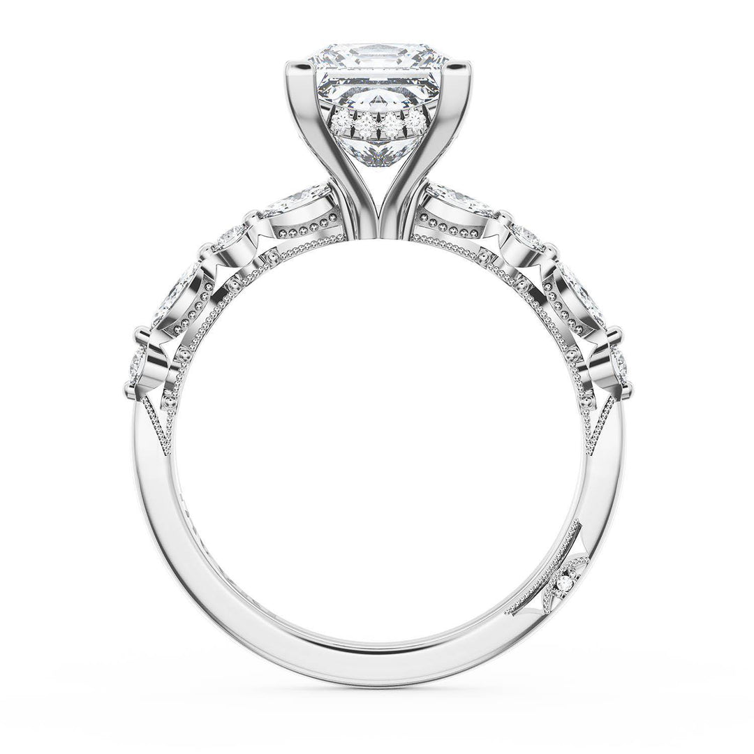 Princess Solitaire Engagement Ring