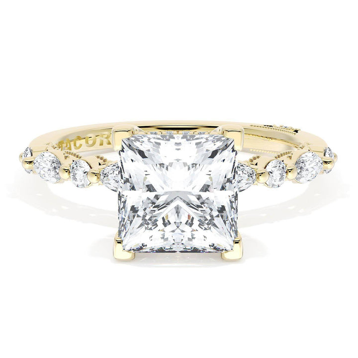 Princess Solitaire Engagement Ring