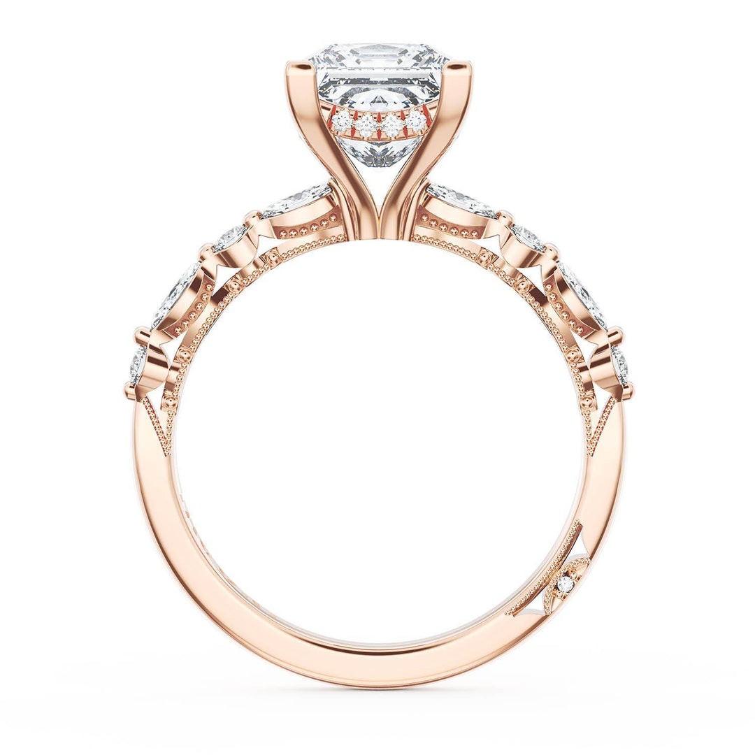 Princess Solitaire Engagement Ring