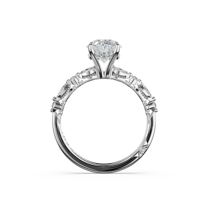 Oval Solitaire Engagement Ring