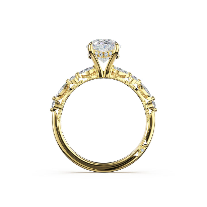 Oval Solitaire Engagement Ring