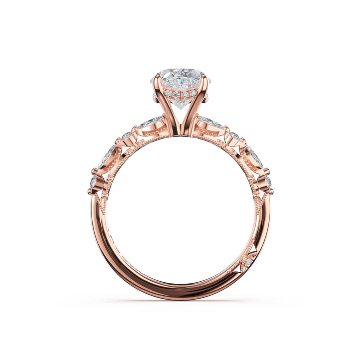 Oval Solitaire Engagement Ring