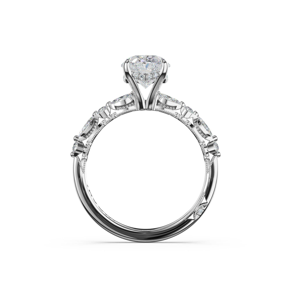 Oval Solitaire Engagement Ring