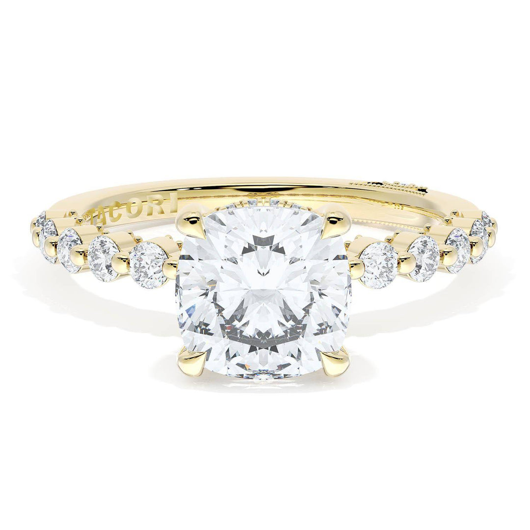 Cushion Solitaire Engagement Ring