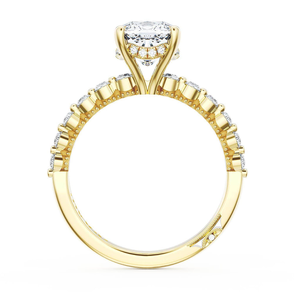 Cushion Solitaire Engagement Ring