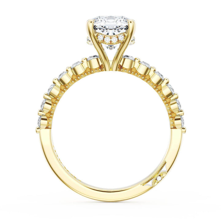 Cushion Solitaire Engagement Ring