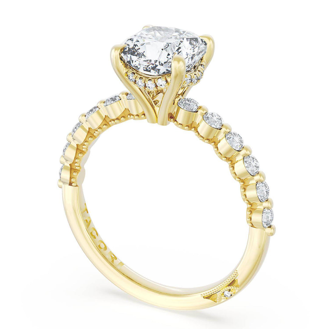 Cushion Solitaire Engagement Ring