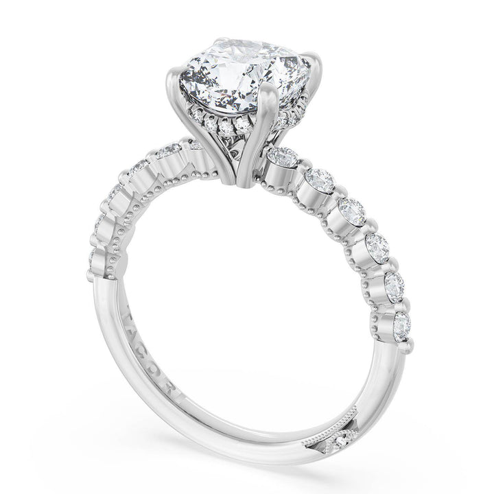 Cushion Solitaire Engagement Ring