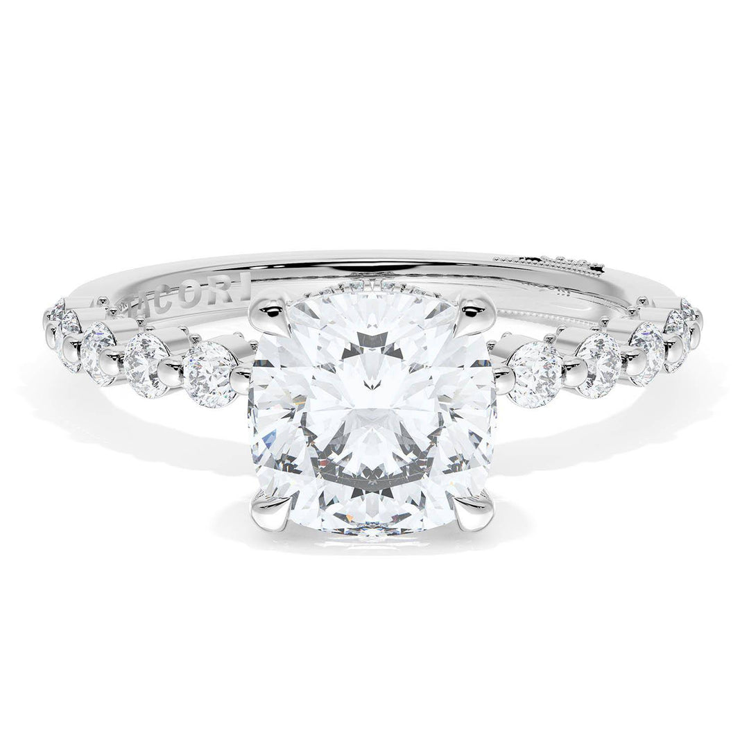 Cushion Solitaire Engagement Ring