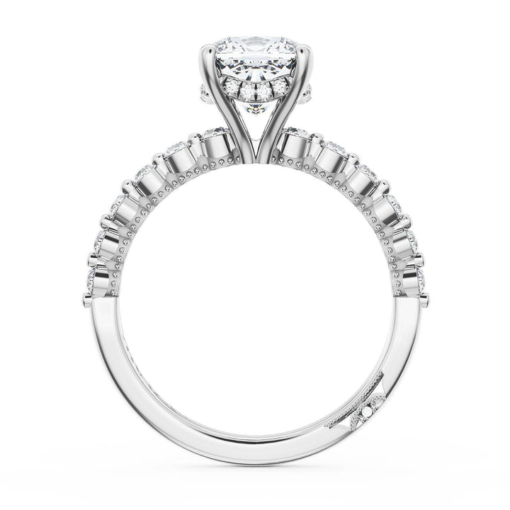Cushion Solitaire Engagement Ring