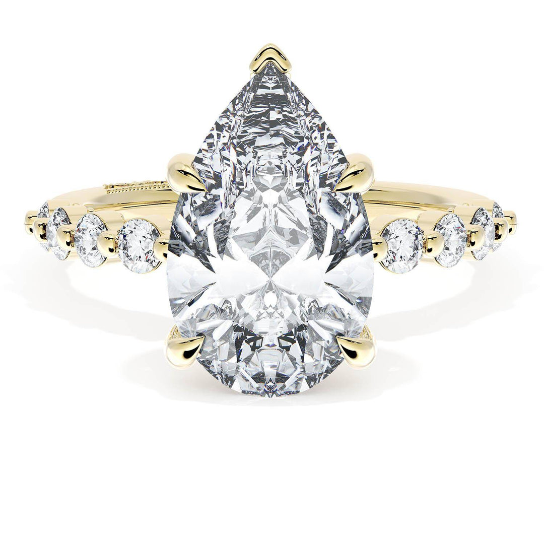 Pear Solitaire Engagement Ring