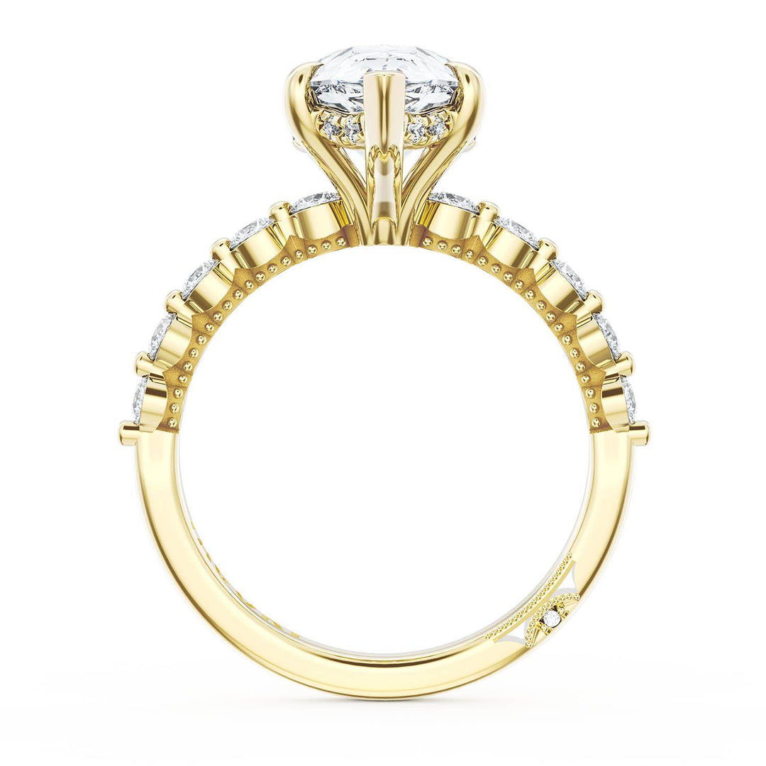 Pear Solitaire Engagement Ring