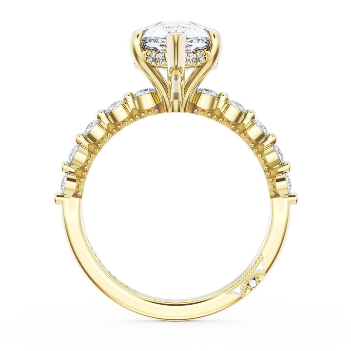 Pear Solitaire Engagement Ring