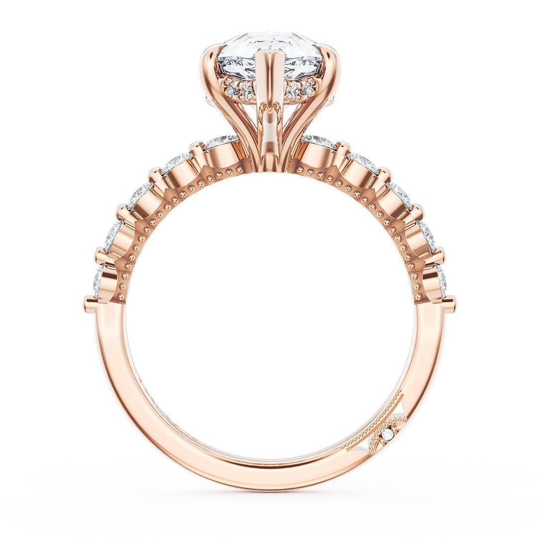 Pear Solitaire Engagement Ring