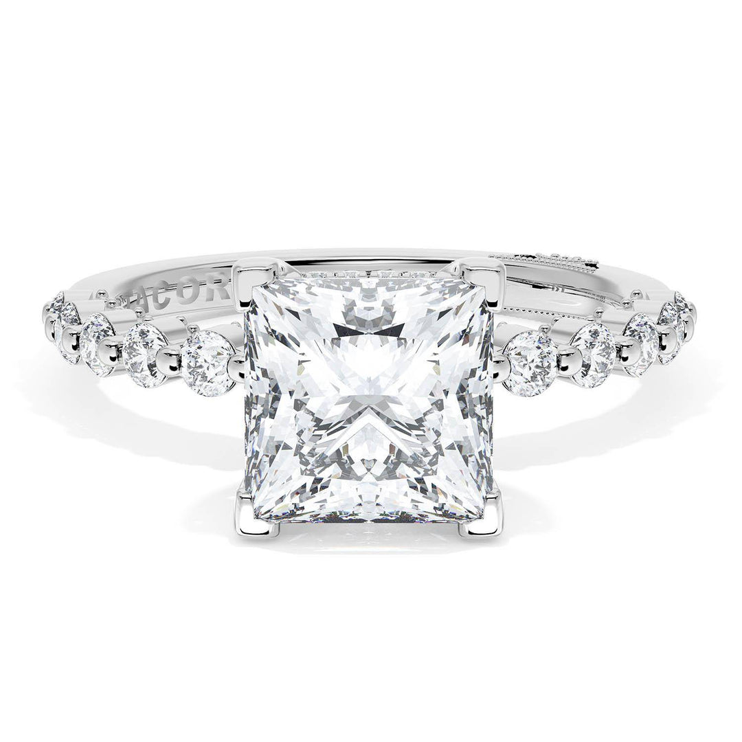 Princess Solitaire Engagement Ring