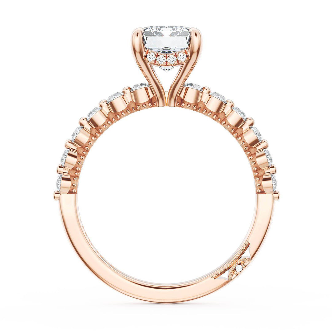 Emerald Solitaire Engagement Ring