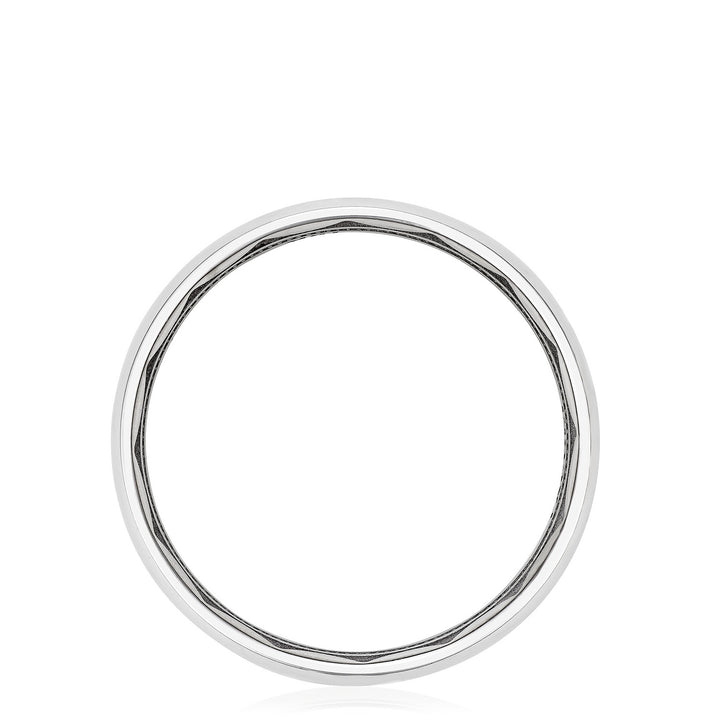 Classic Rounded in High Polish Finish Wedding Band