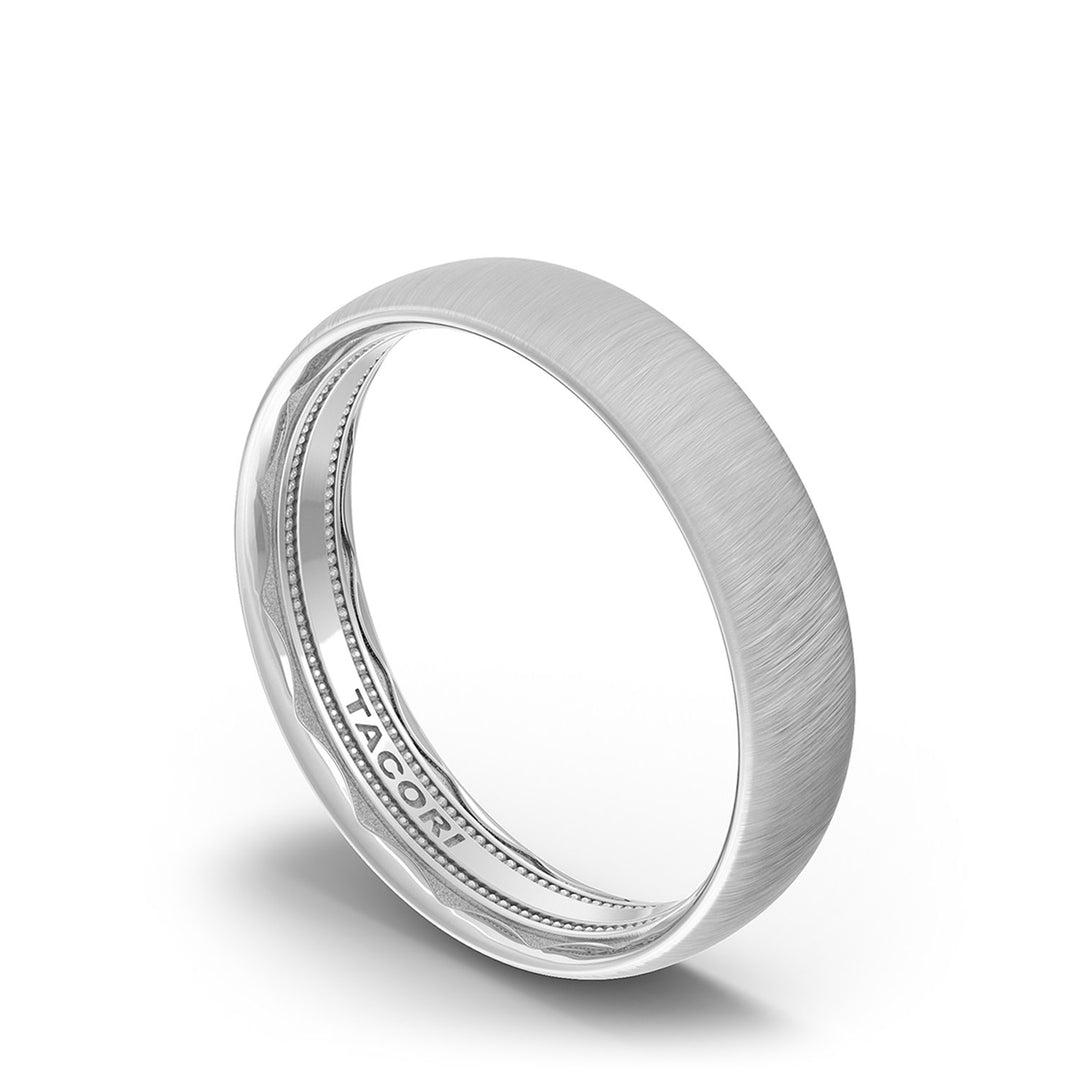 Classic Rounded in Satin Finish Wedding Band