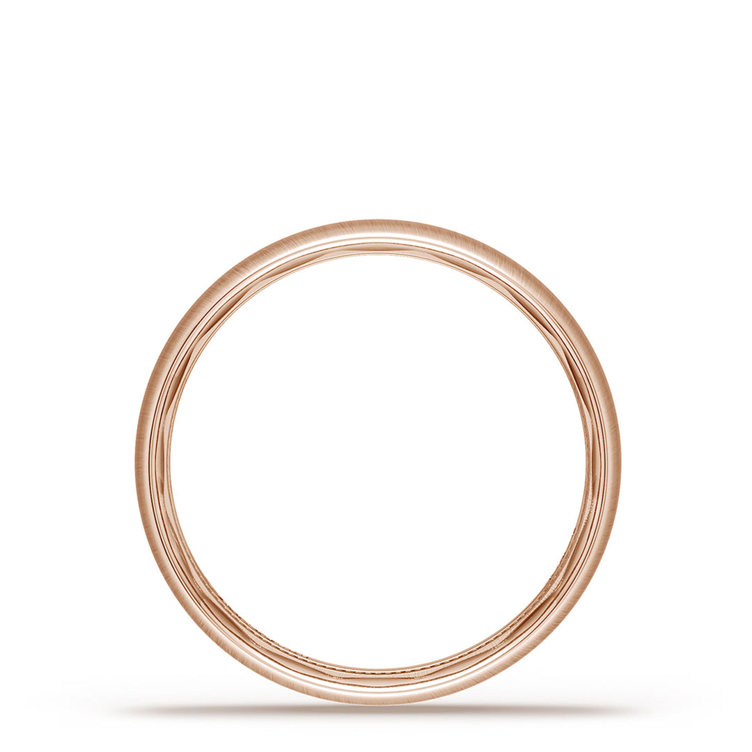 Classic Rounded in Satin Finish Wedding Band