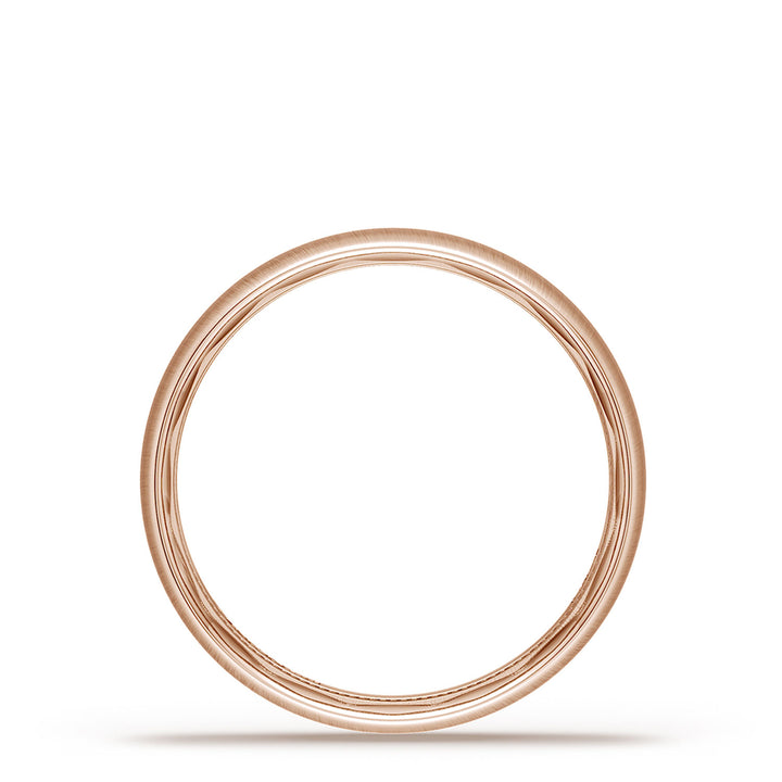 Classic Rounded in Satin Finish Wedding Band