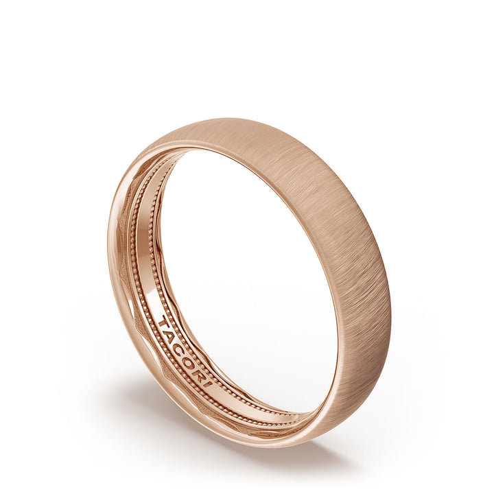 Classic Rounded in Satin Finish Wedding Band