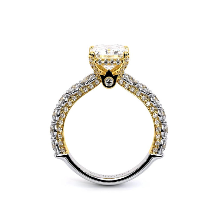 Couture-0489EM30-18K Two Tone Emerald