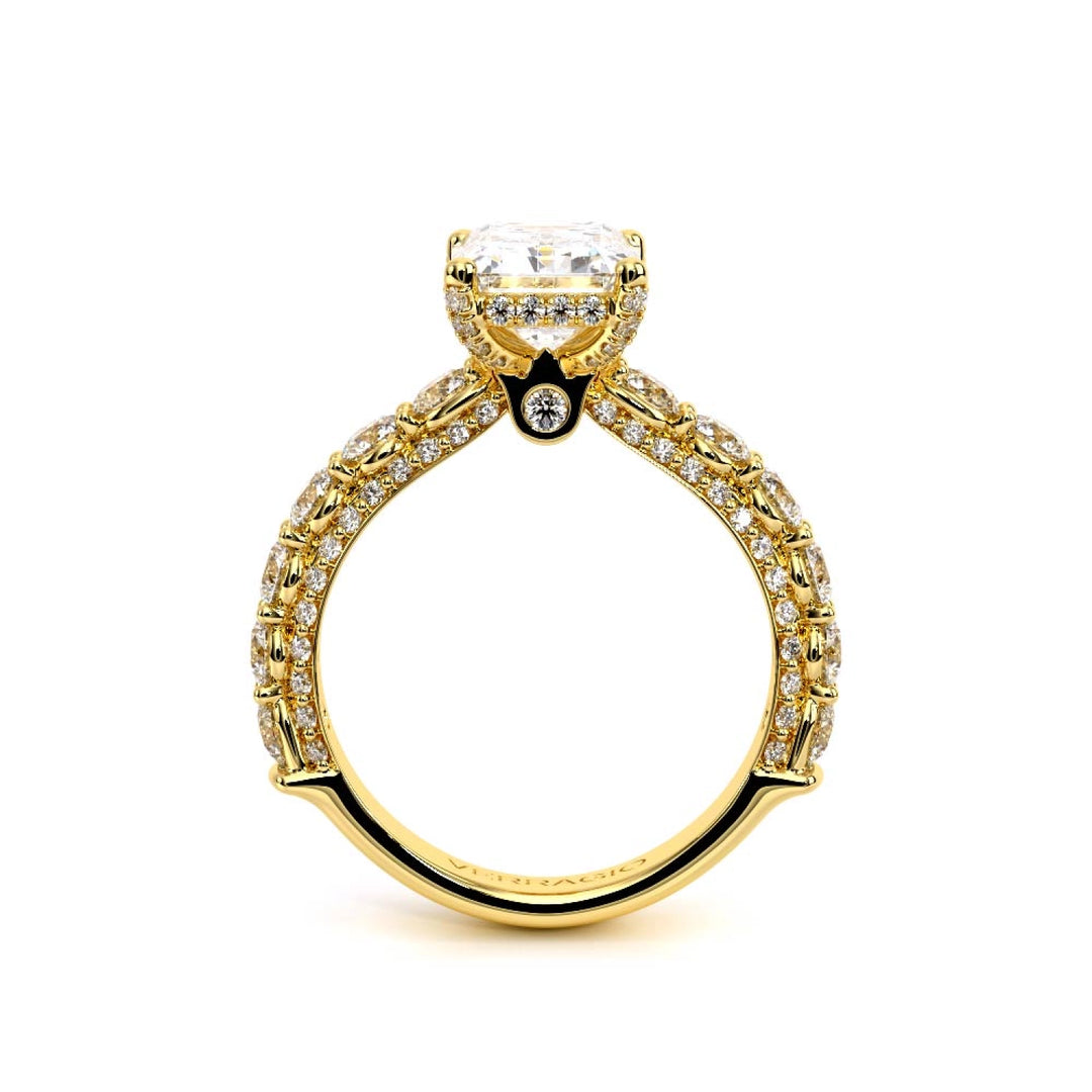 Couture-0489EM30-14K Yellow Gold Emerald