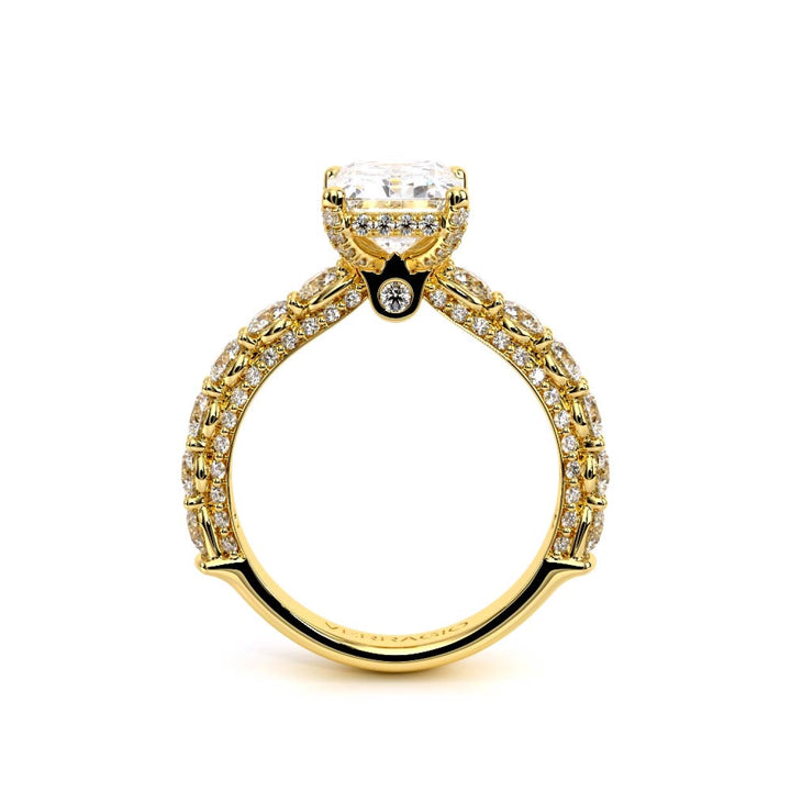 Couture-0489EM30-14K Yellow Gold Emerald