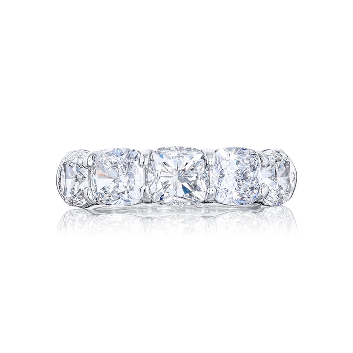 Elegance Elevated: Classic Cushion-Cut Diamond Band