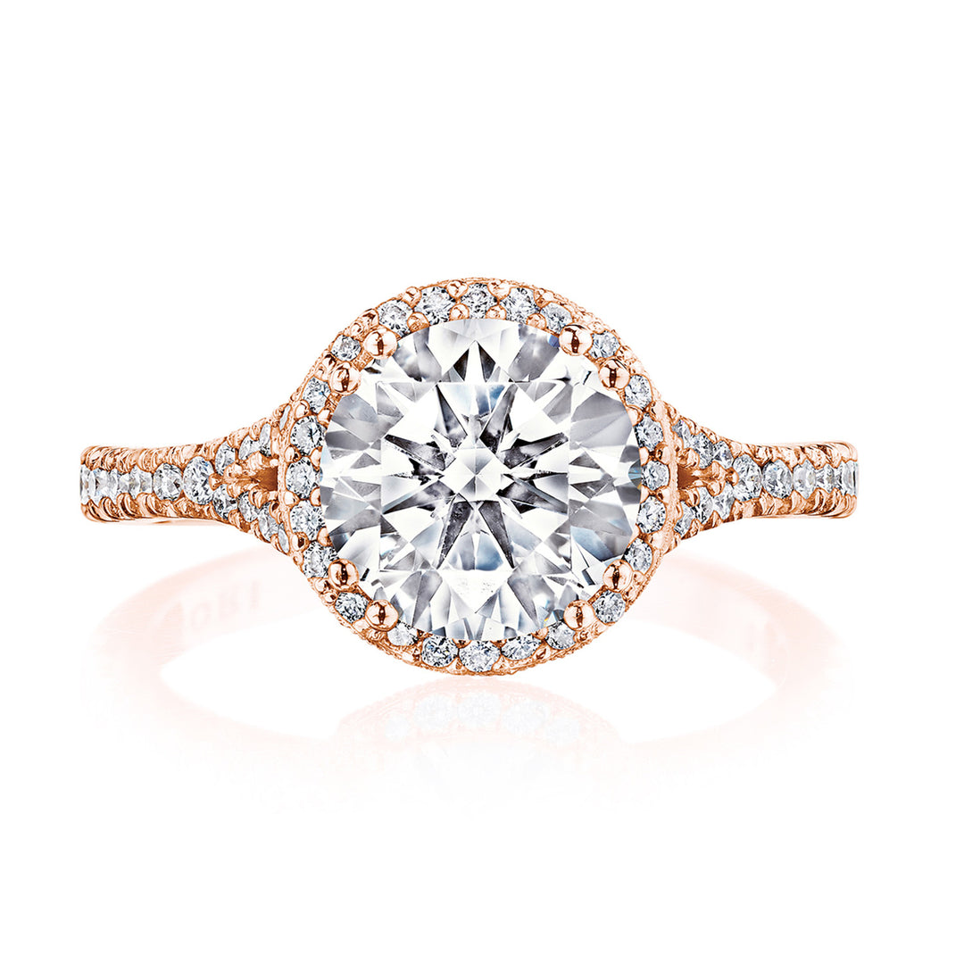 Round Bloom Engagement Ring