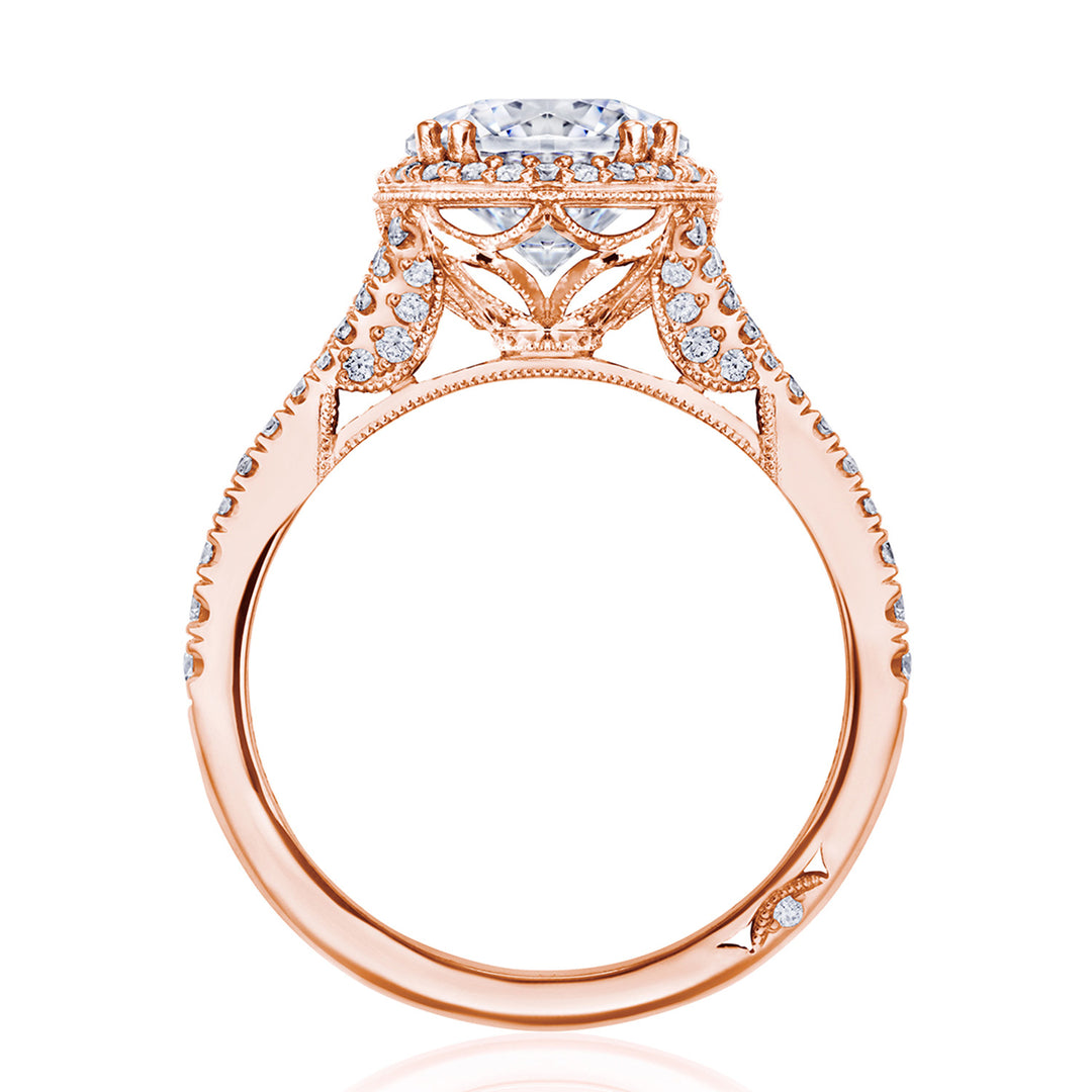 Round Bloom Engagement Ring