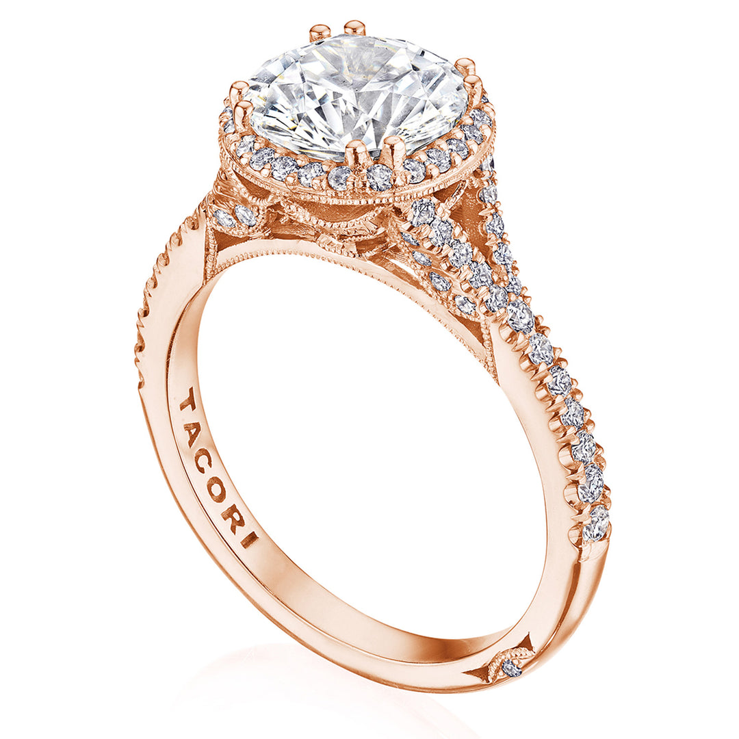 Round Bloom Engagement Ring