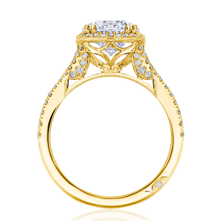 Round Bloom Engagement Ring