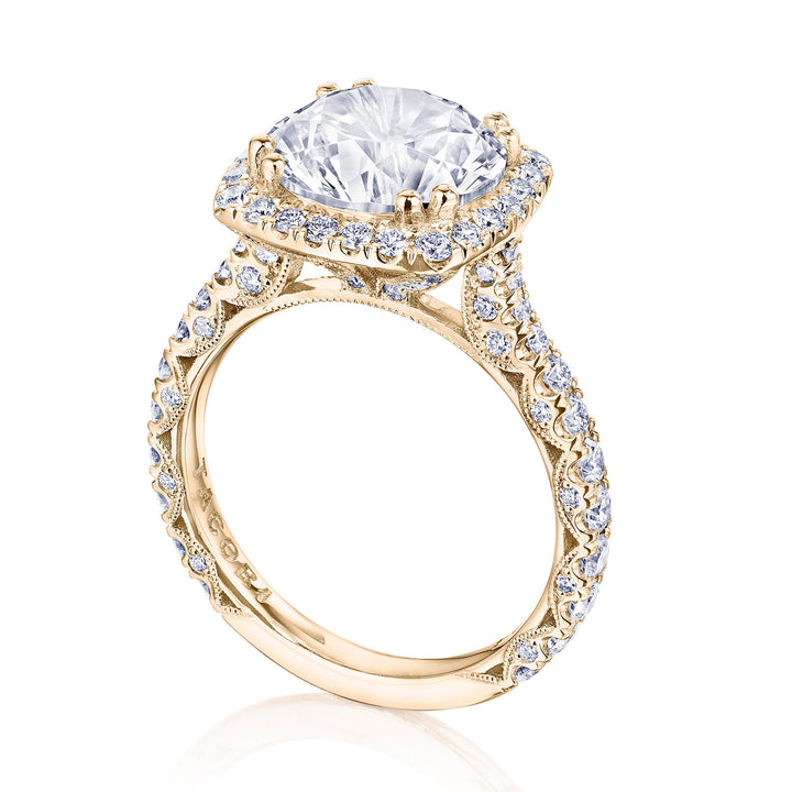 Cushion Bloom Engagement Ring