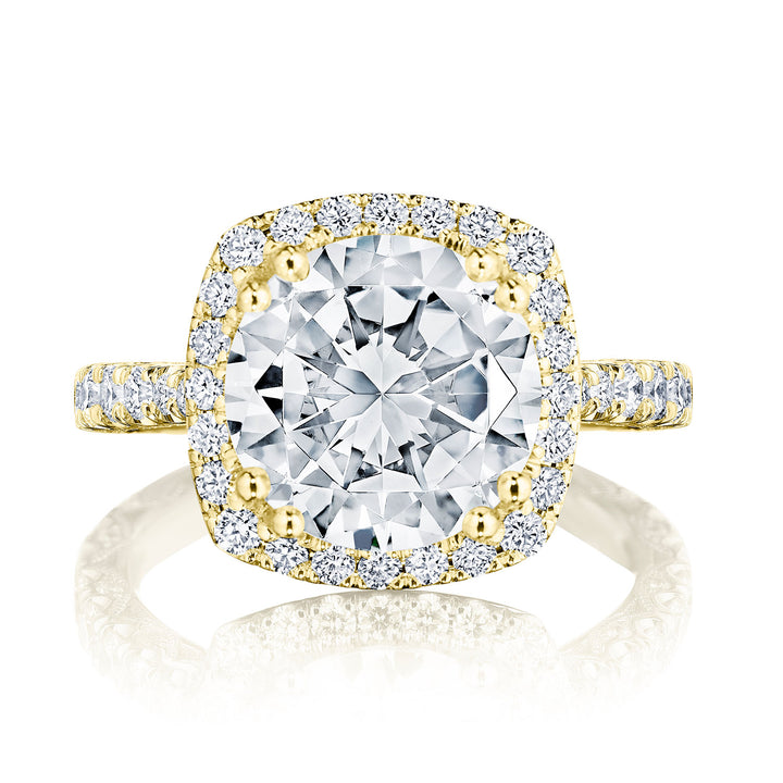 Cushion Bloom Engagement Ring