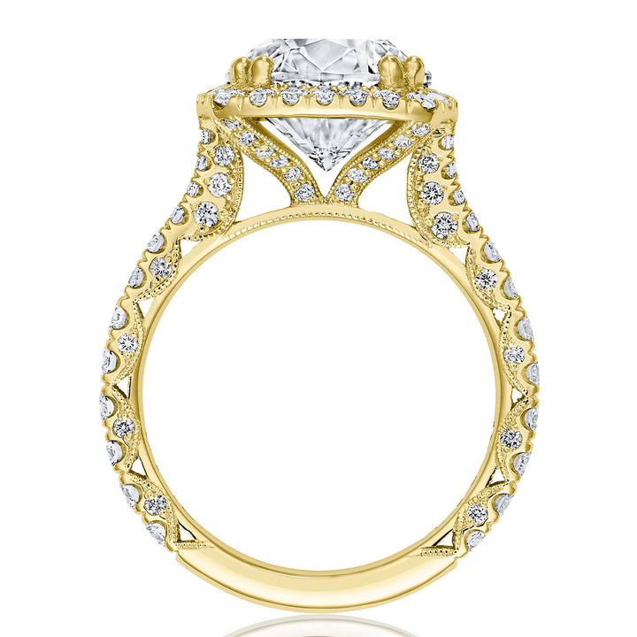 Cushion Bloom Engagement Ring