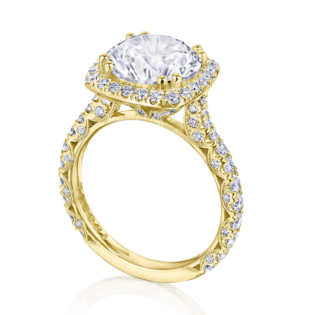 Cushion Bloom Engagement Ring