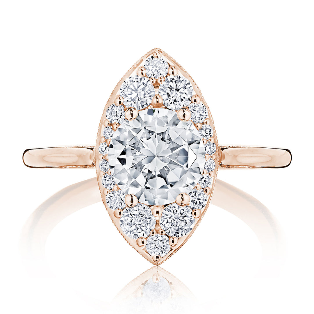 Round Bloom Engagement Ring