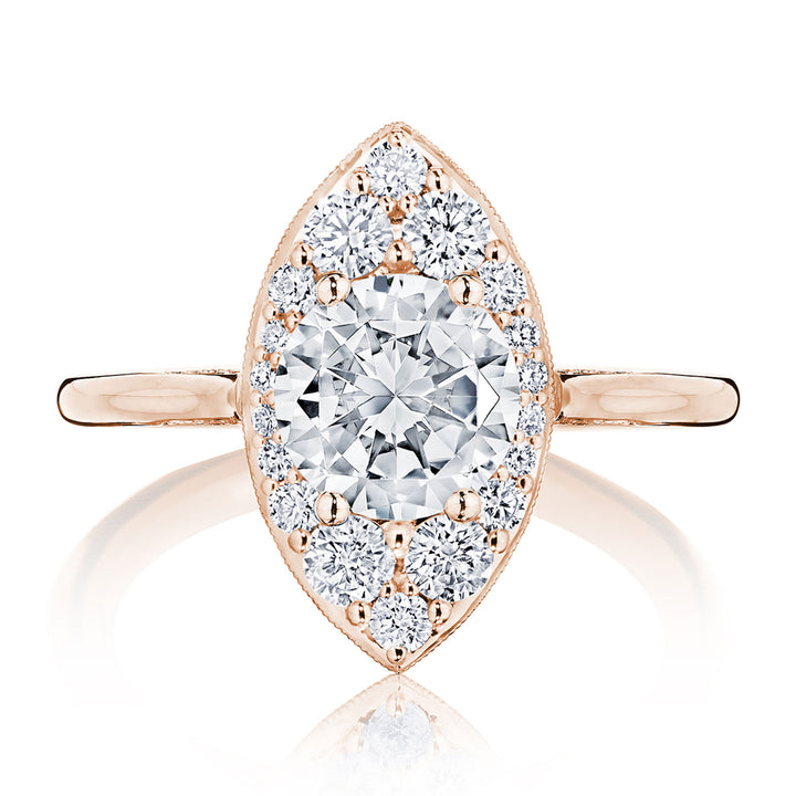Round Bloom Engagement Ring