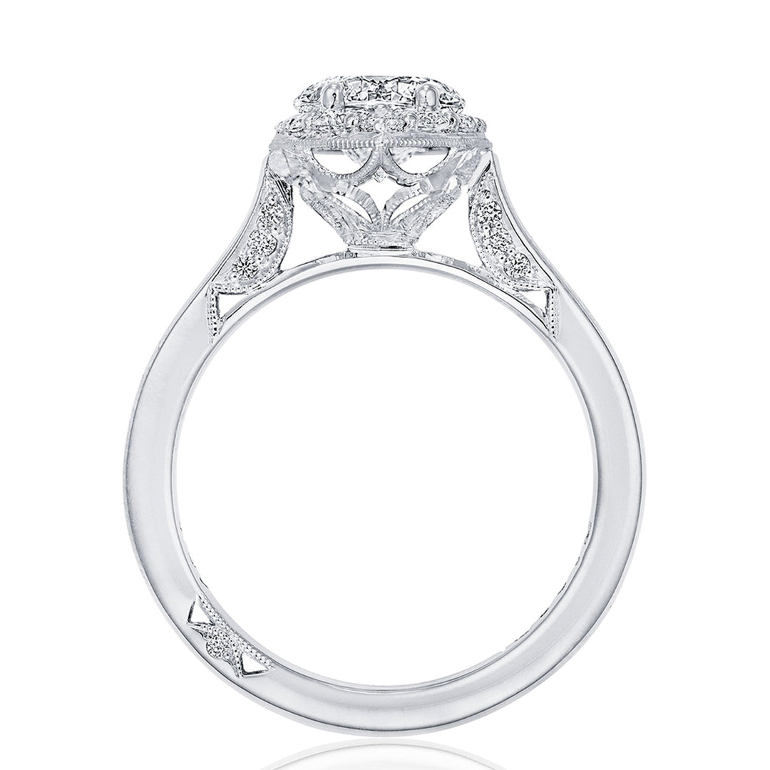 Round Bloom Engagement Ring