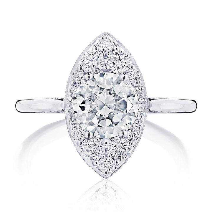 Round Bloom Engagement Ring