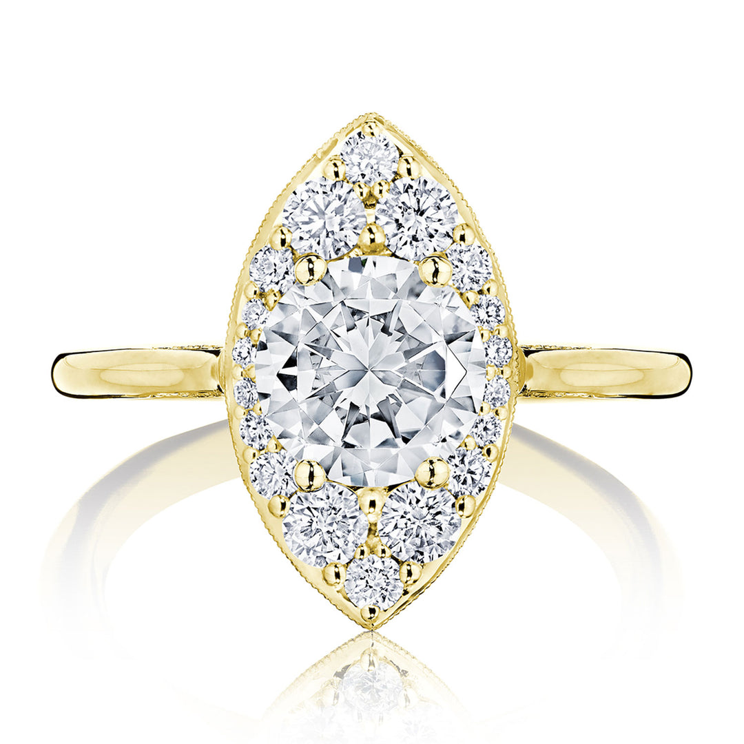 Round Bloom Engagement Ring