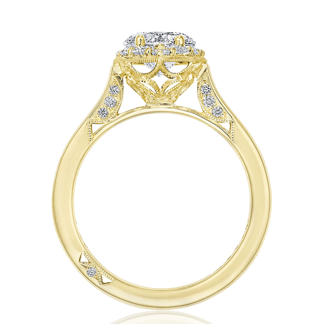 Round Bloom Engagement Ring